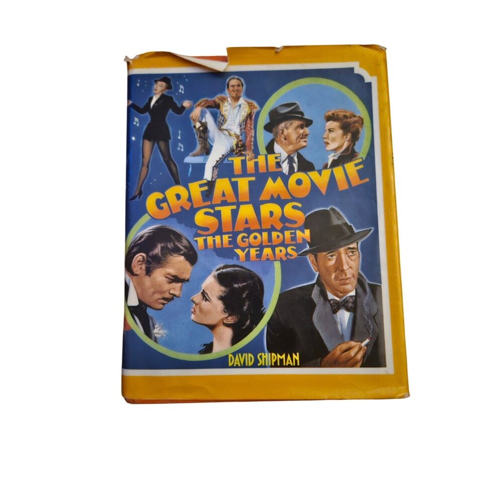The Great Movie Stars: The Golden Years By David Shipman Hardcover Illustrated V